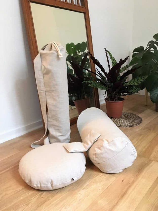 Bolster de yoga orgânico