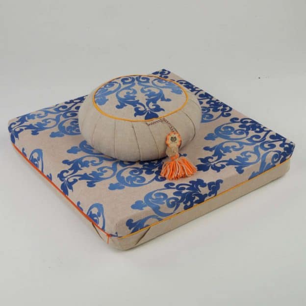 capa de almofada de meditação ecotextile