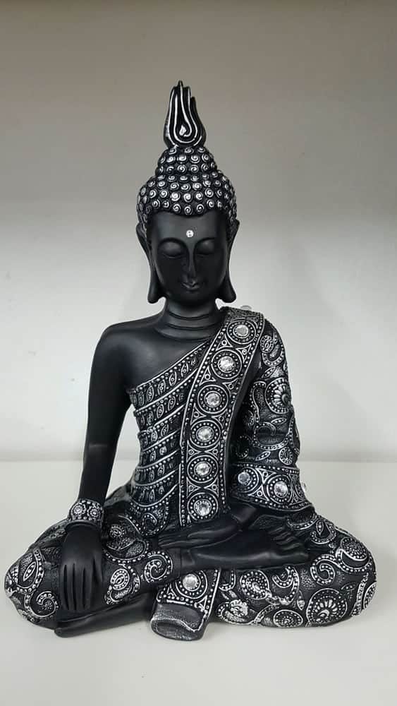 Estátua de Buda prata
