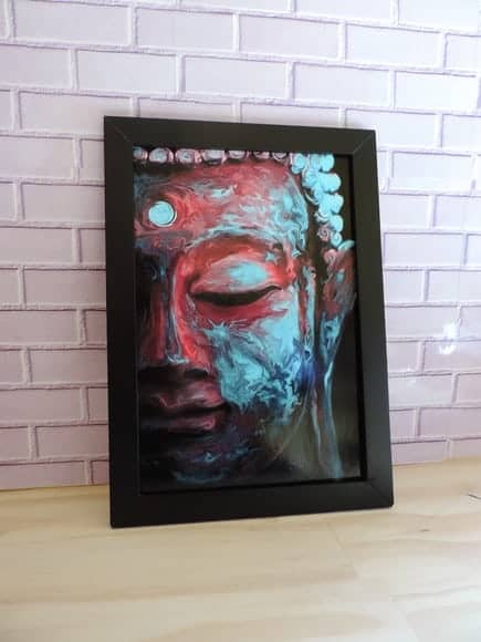 Quadro decorativo MDF buda