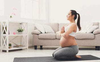 yoga em casa para grávidas