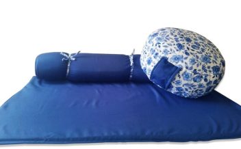 Zabuton tapete acochoado para meditacao e yoga