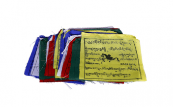 Banderas budistas tibetanas de rezo