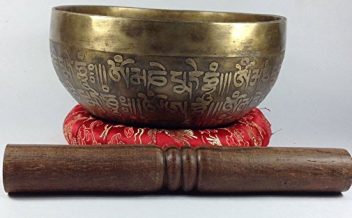 Cuenco tibetano metal golpeado