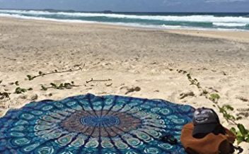 Toalla con mandala Feather Peacok
