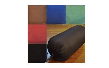 bolster para yoga de seda sintetica