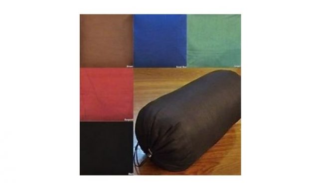 bolster para yoga de seda sintetica
