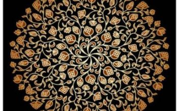 cuadro de mandala con bastidor