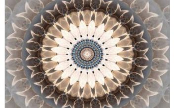 cuadro de mandala lamina terminada