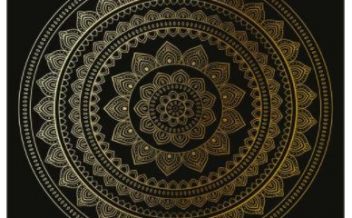 cuadro mandala black of colourbox