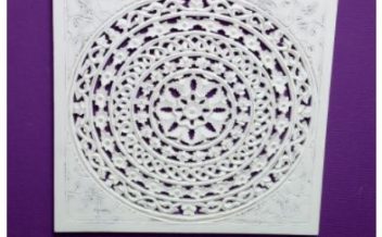 cuadro mandala retablo madera