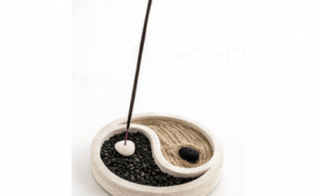 Jardín estilo zen ying yang
