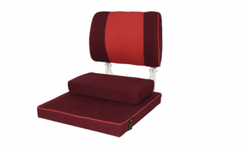 Silla para meditación granate